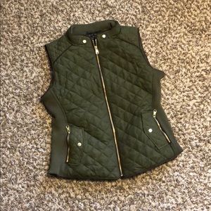 OD Green Puffer Vest